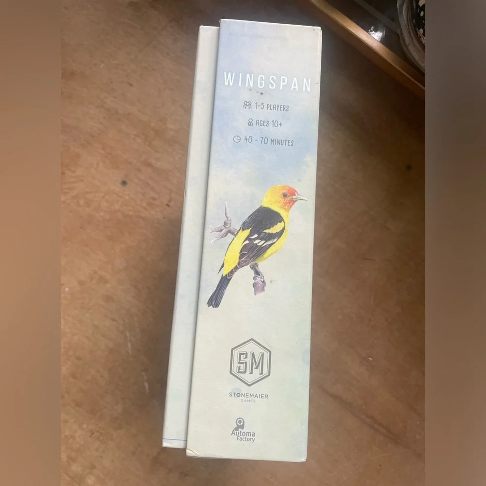 Wingspan Board Game by Stonemaier Games — White and Orange Bird Artwork - Picture 2 of 15